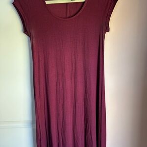 GAP Rich Burgundy Maxi Dress